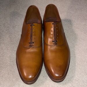 New without tags! Allen Edmonds Tan Leather Oxfords